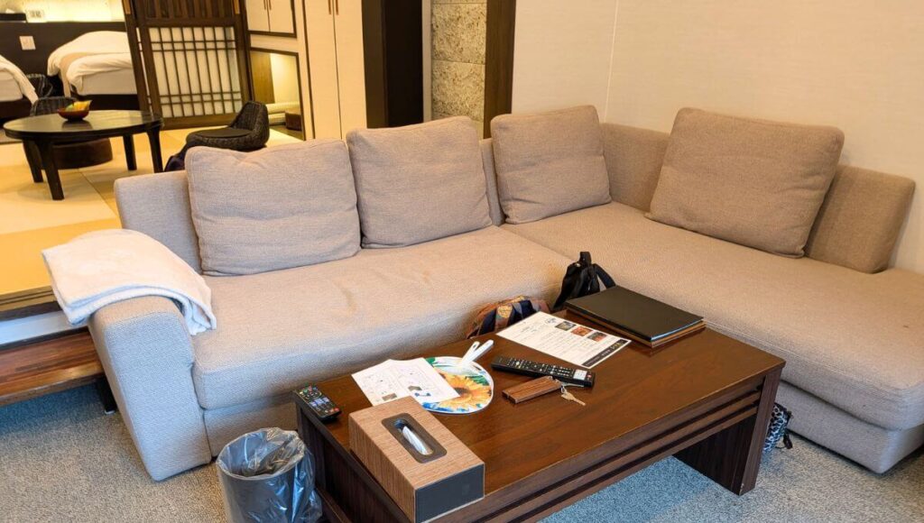 ほてるとく川別邸アクアの室内