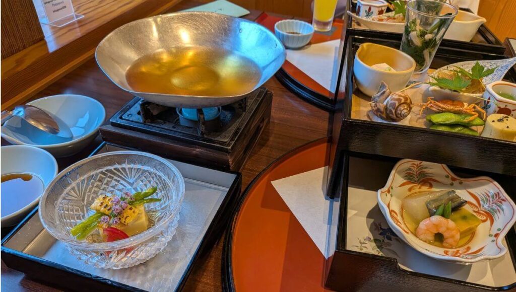 ほてるとく川の夕食