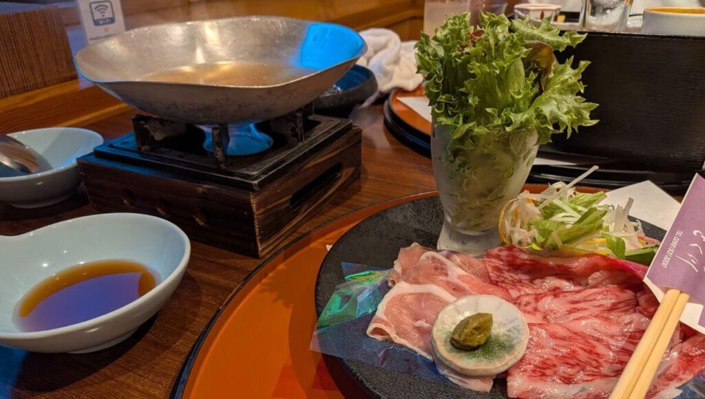 ほてるとく川の夕食