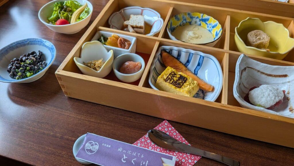 ほてるとく川の朝食